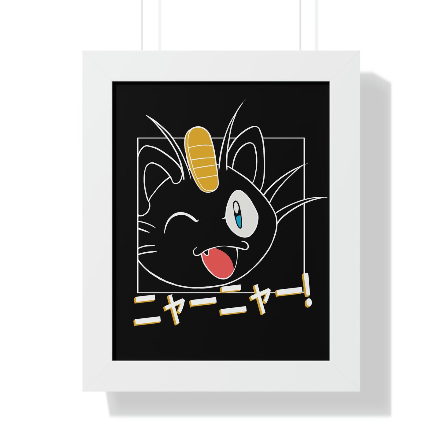 Pokémon Framed Poster - Meowth