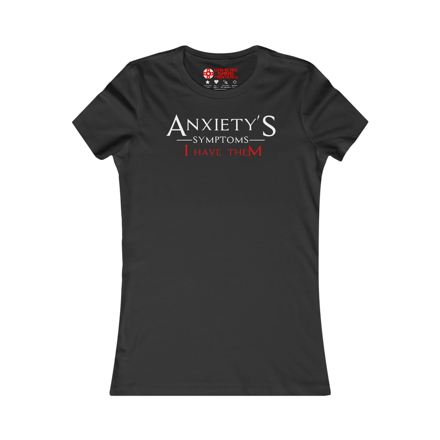 Women's Tee - Anxiety's Symptons
