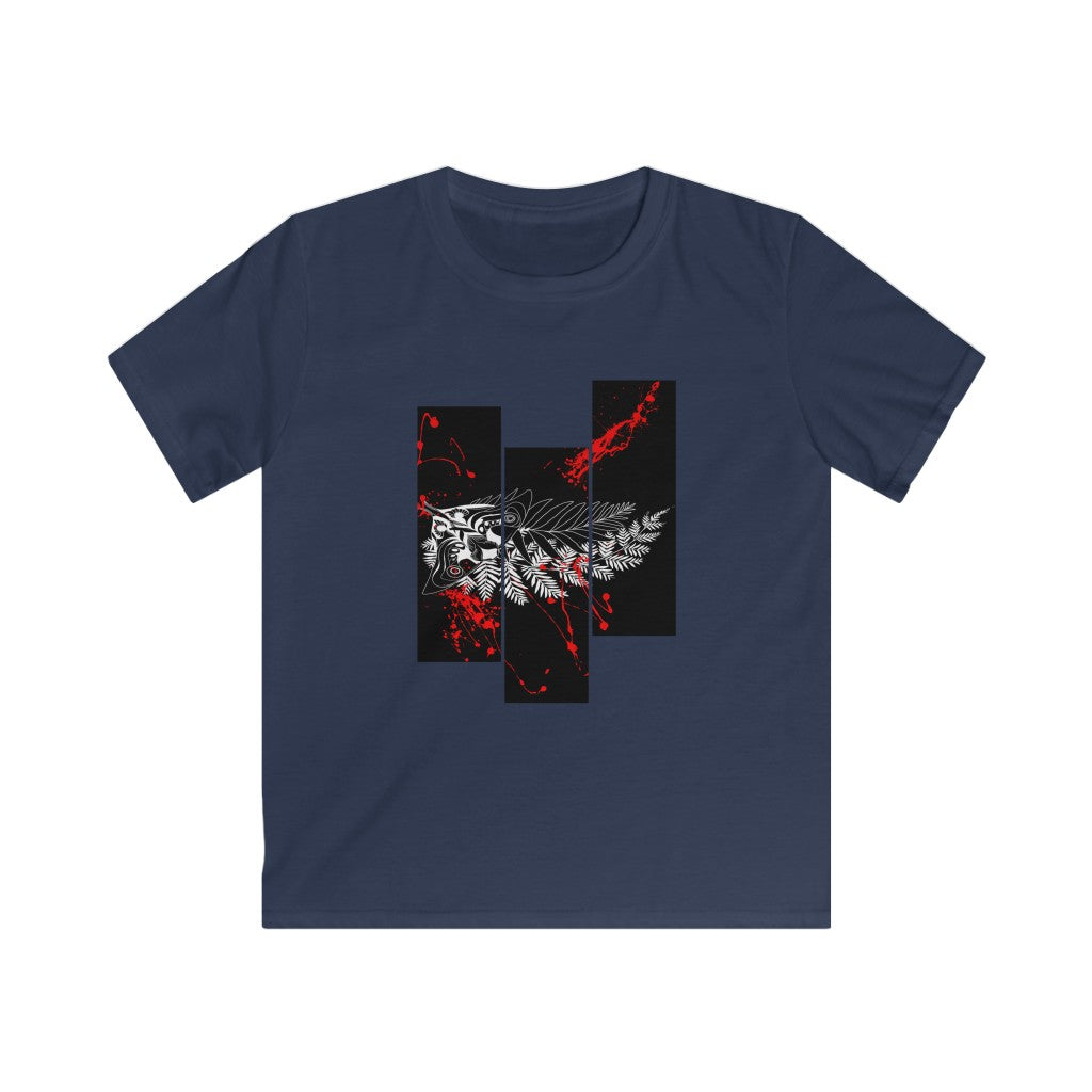 Kids' Tee - Moth Tattoo White