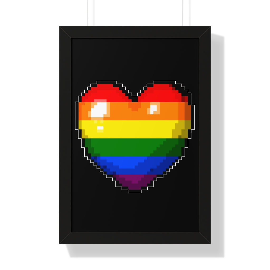 Extra Colorful Life Framed Poster