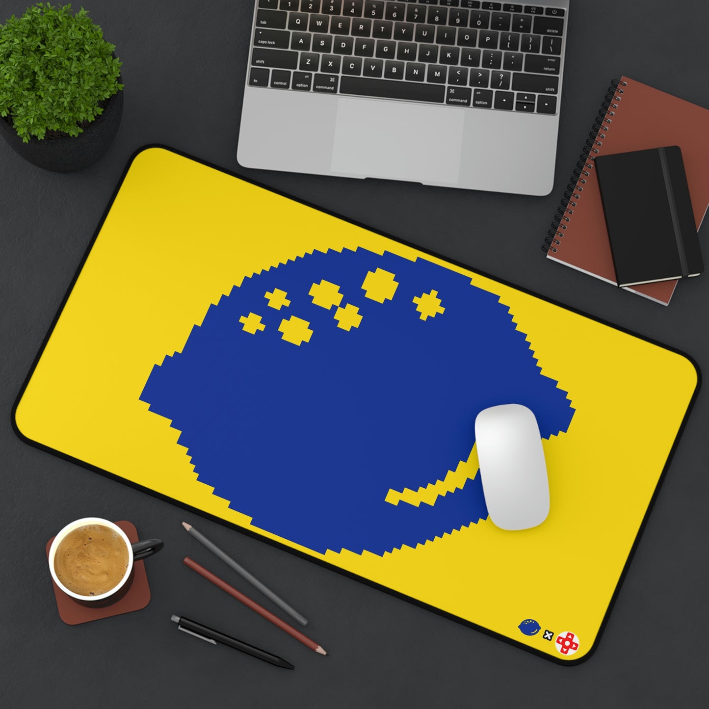ALS x GSF Desk Mat - 8bit Lemon Hero