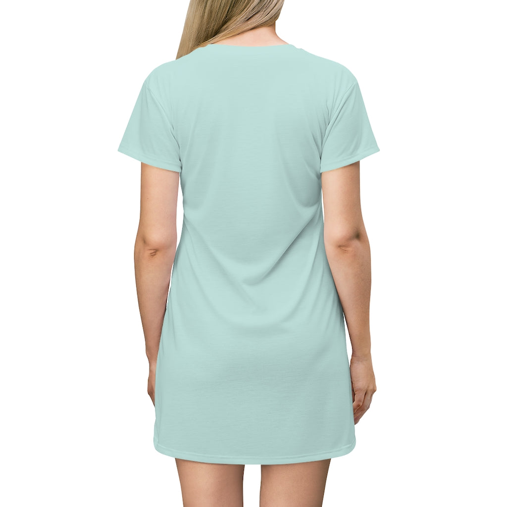 Blue God of War T Dress Gaming Fashion