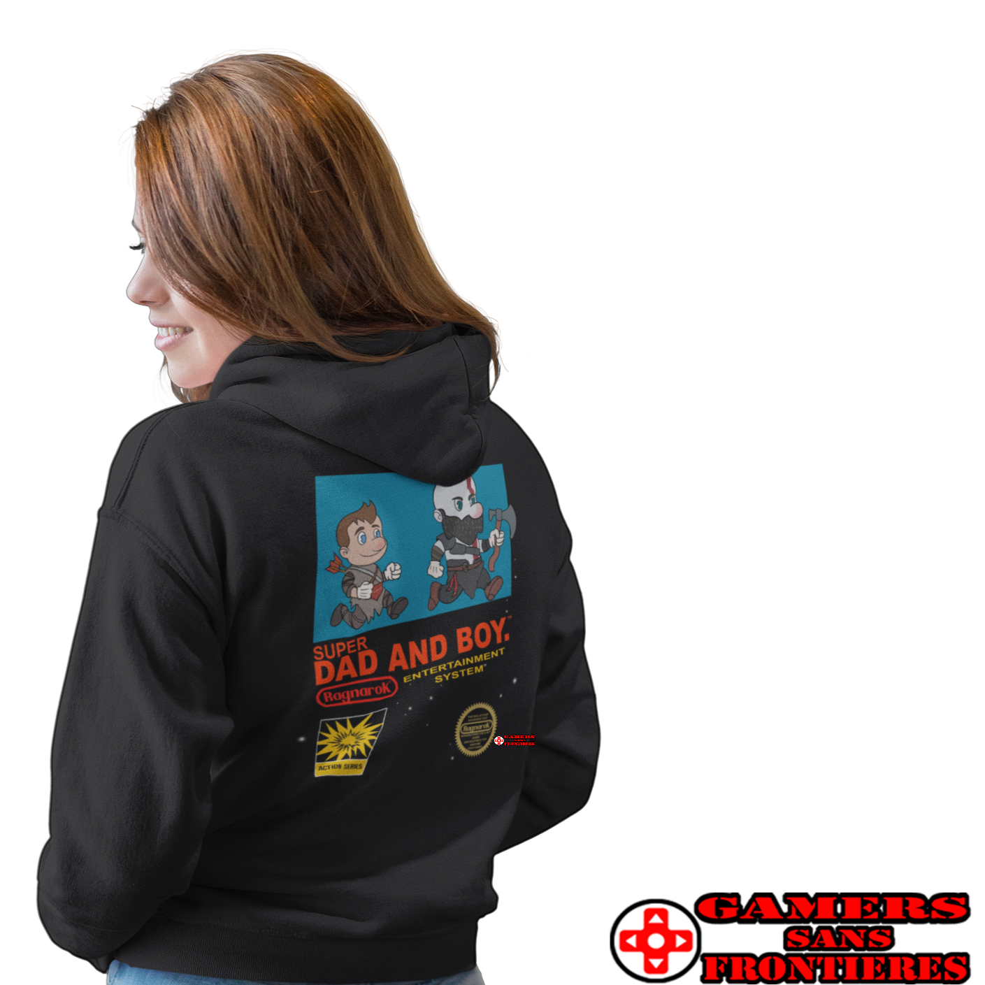 Super Dad & Boy Kids Hoodie