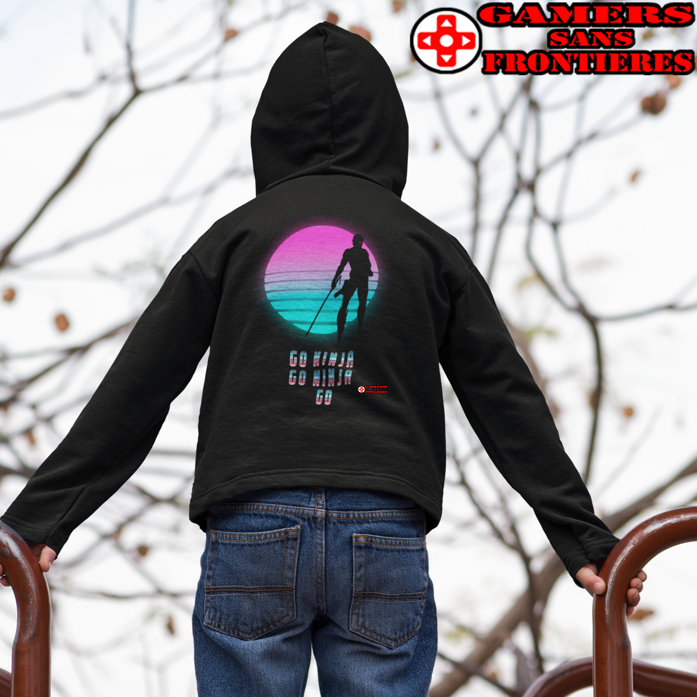 Kids' Hoodie - Go Ninja