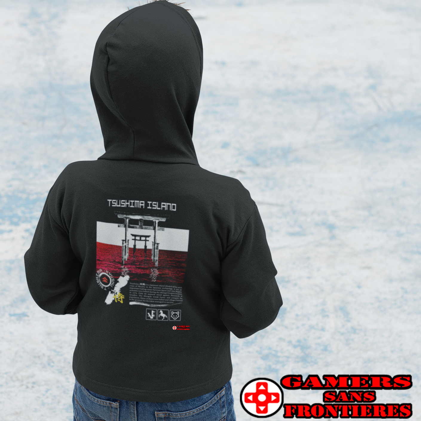 Kids' Hoodie - Tsushima Island