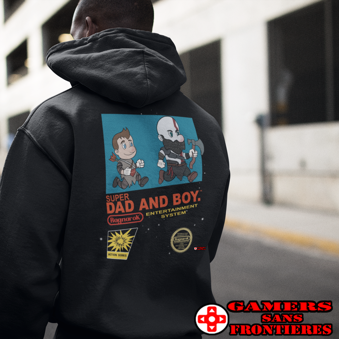 Unisex Hoodie - Super Dad & Boy