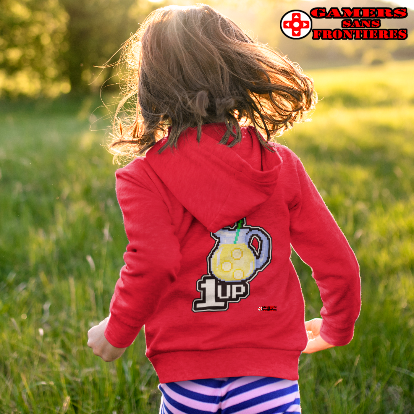 ALS x GSF Kids' Hoodie - +1UP Lemonade