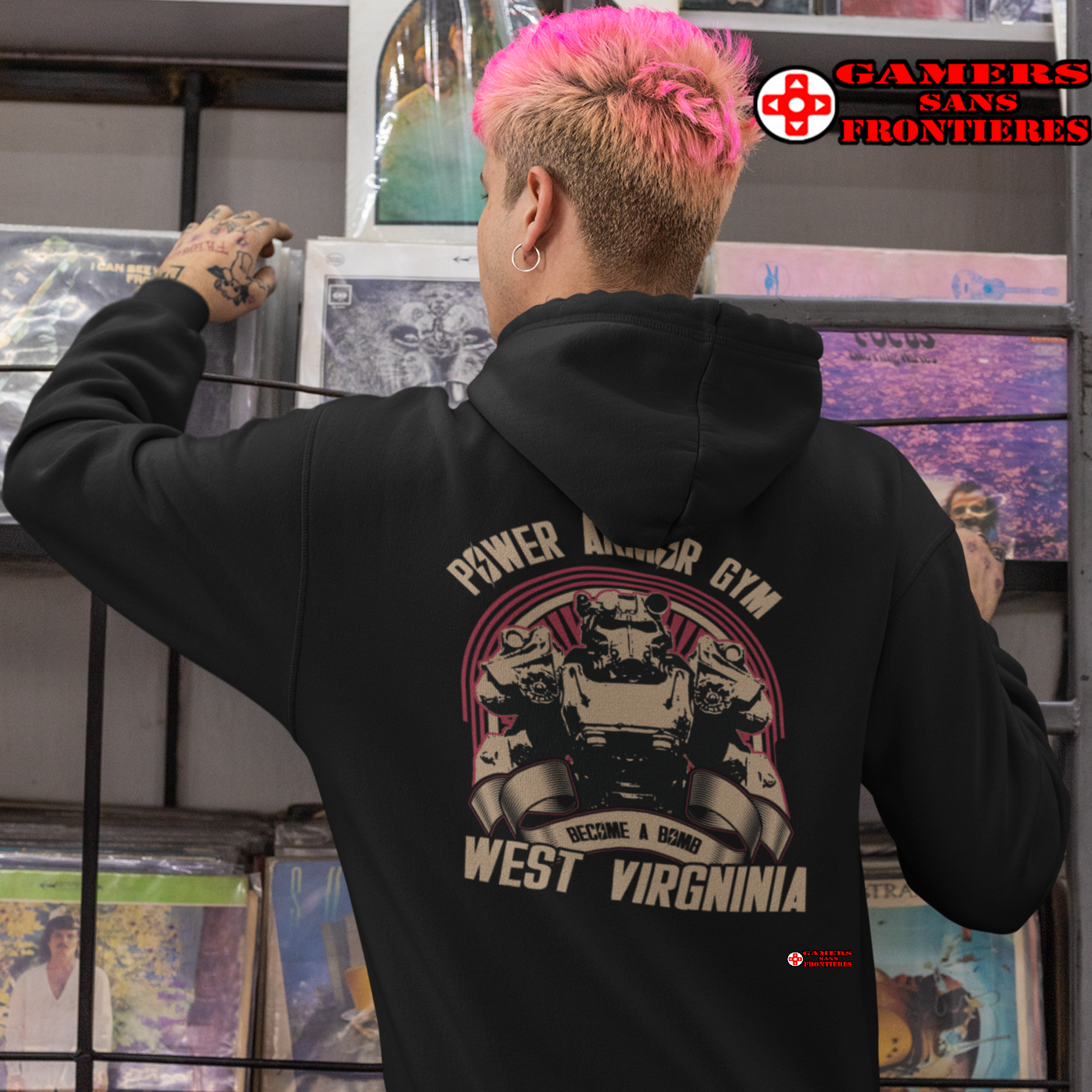 Unisex Hoodie - Power Amor Gym