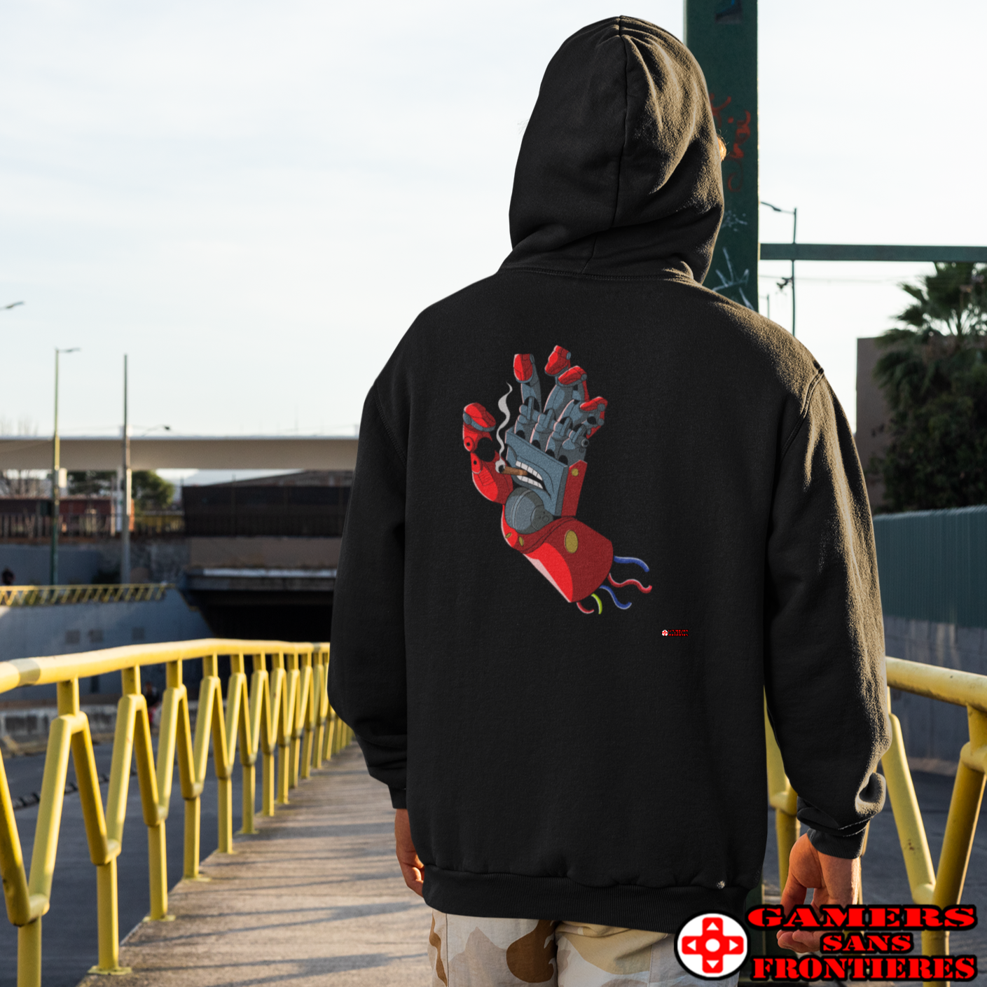 Unisex Hoodie - Boss’ Smoking Hand