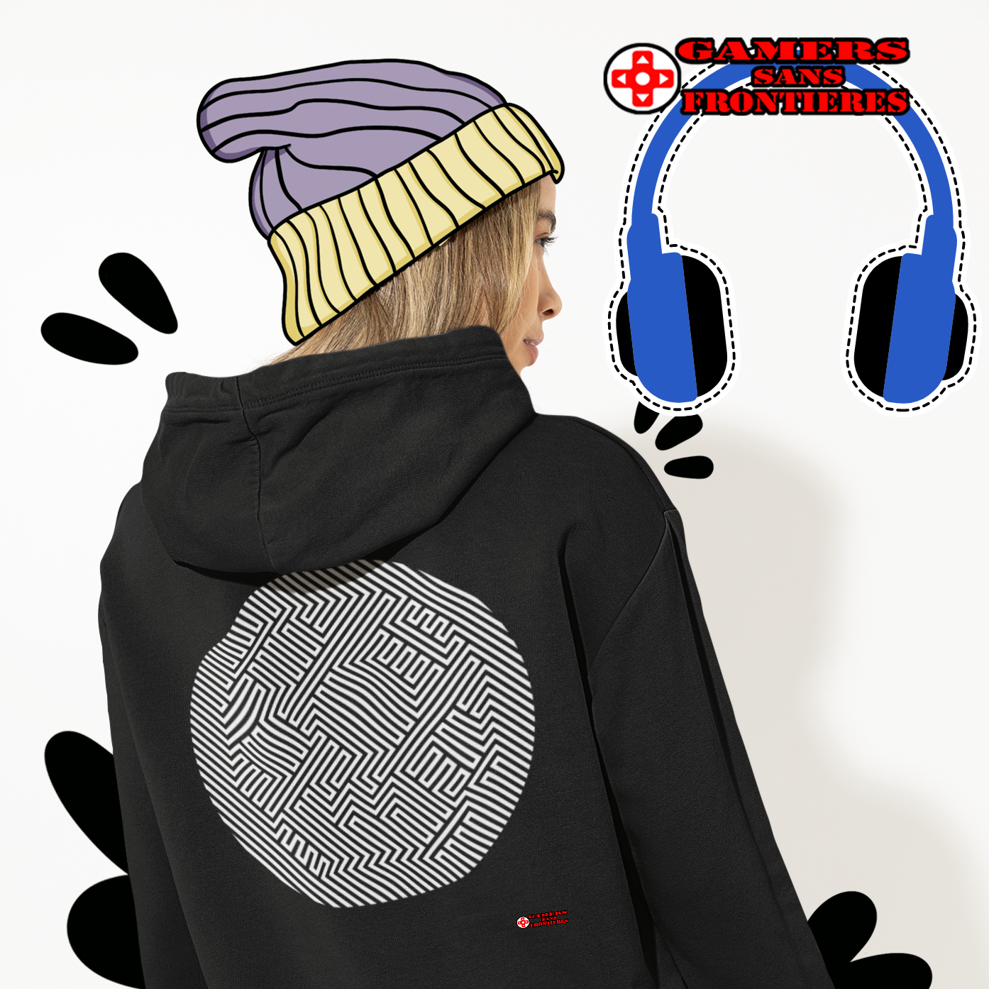 Unisex Hoodie - Mushroom Stealth