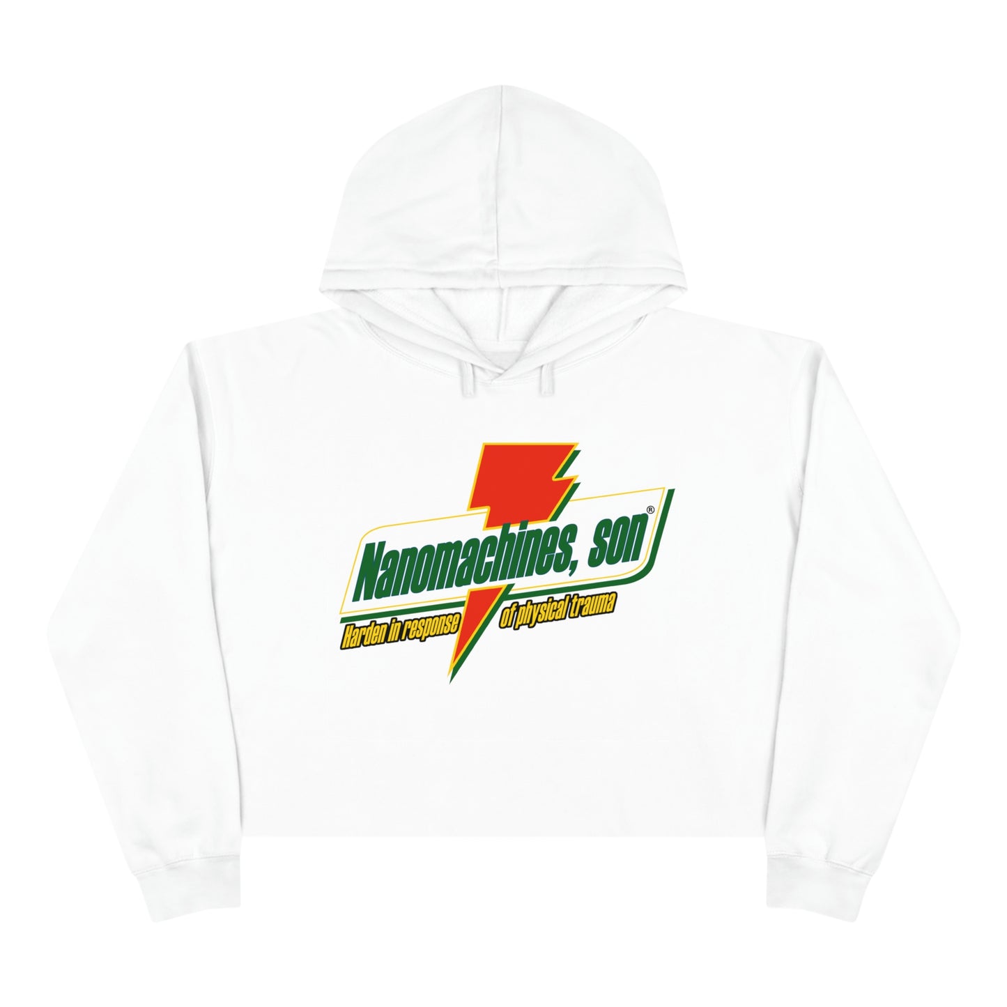 Women's Crop Hoodie - Nanomachines, son