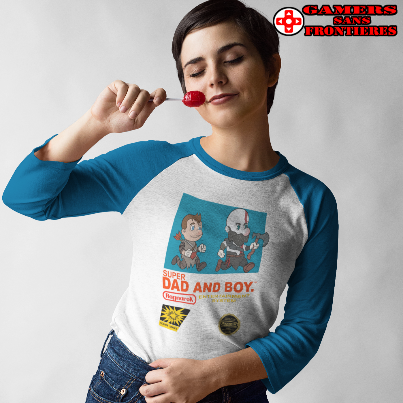 Baseball Tee - Super Dad & Boy