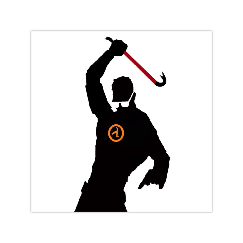 Half-Life Vinyl Sticker Gaming Merch