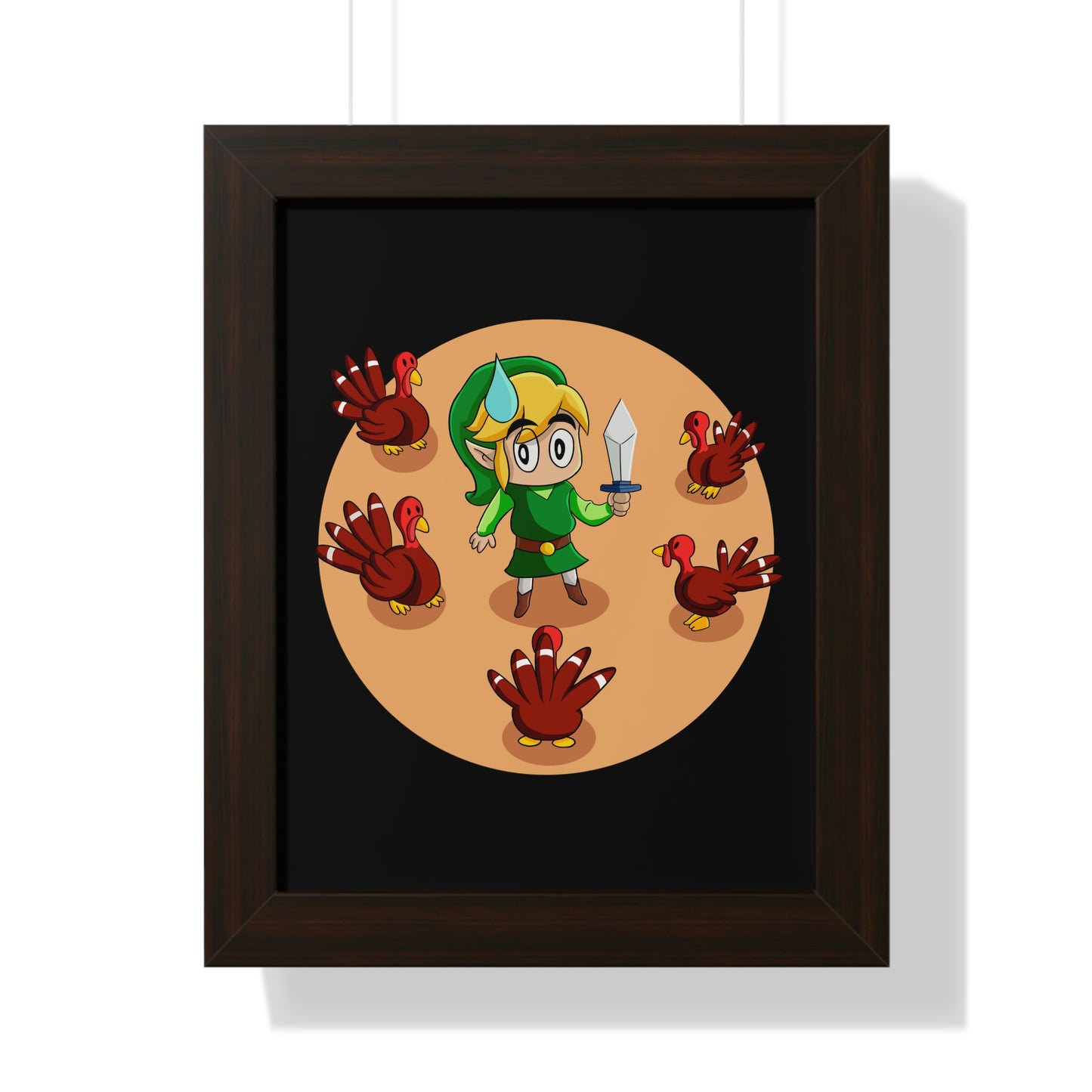 The Legend of Zelda Framed Poster - The Legend of Gobble