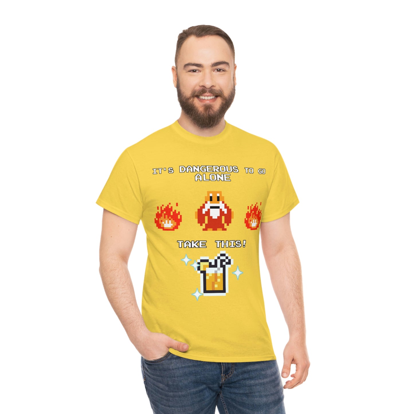 ALS x GSF Men's Tee - It's Dangerous to go Alone
