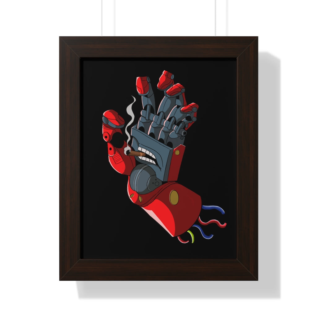 Framed Poster - Boss’ Smoking Hand
