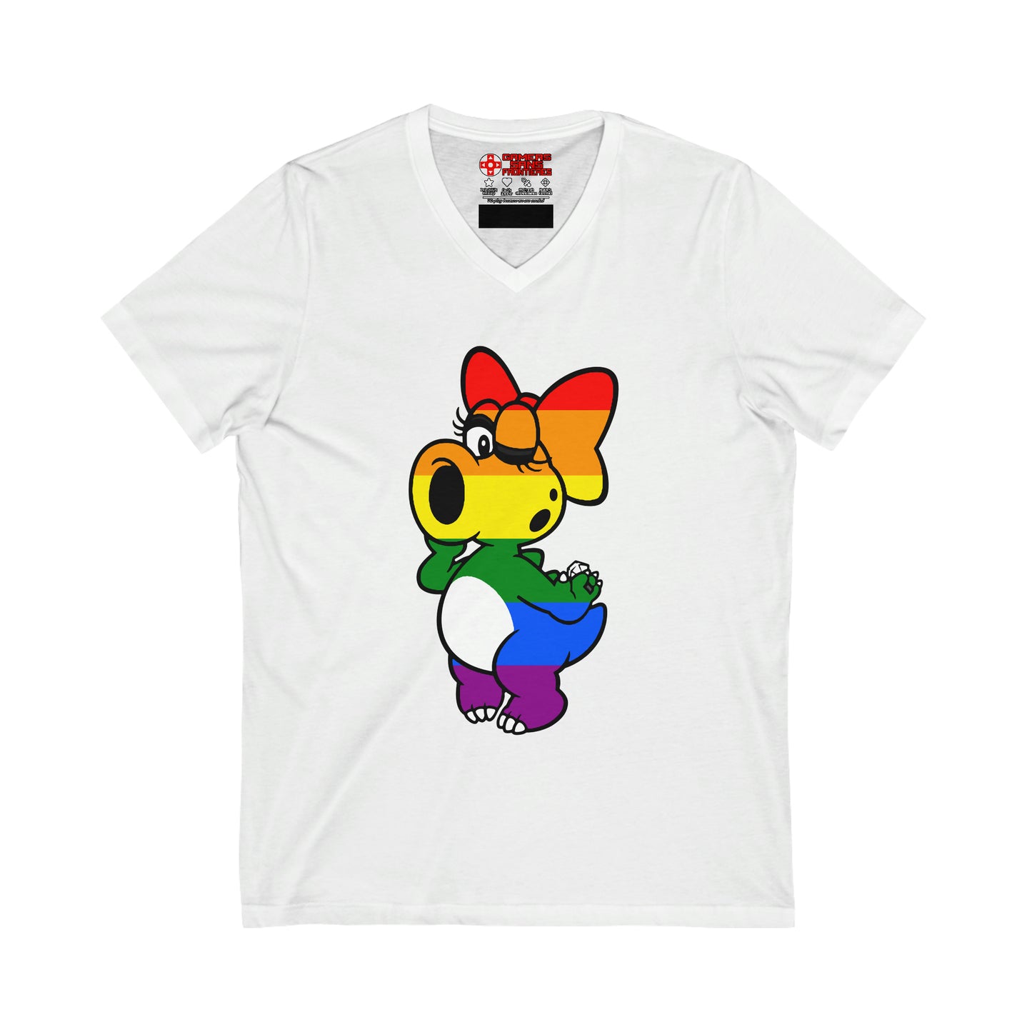 Super Mario Bros Men's V Tee - LGTBirdo