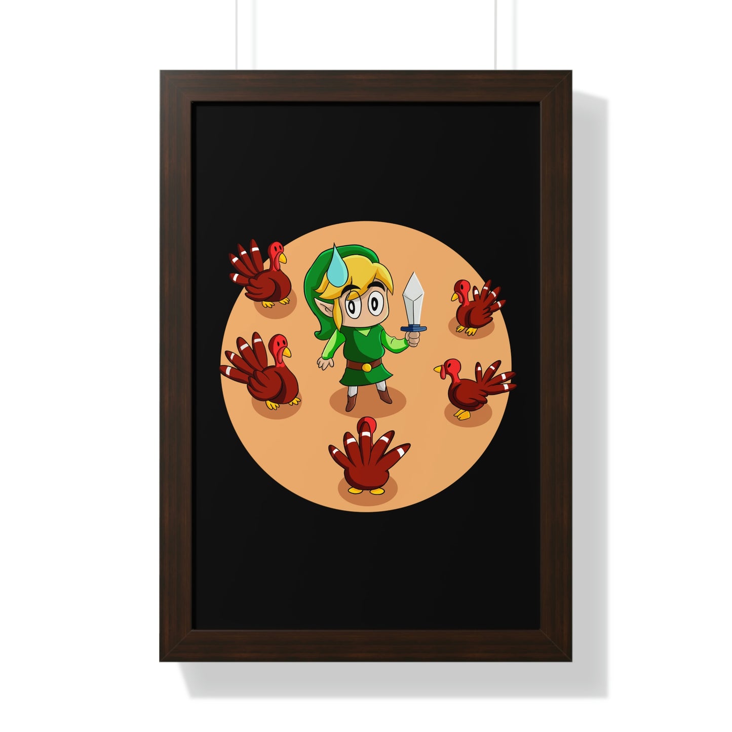 The Legend of Zelda Framed Poster - The Legend of Gobble