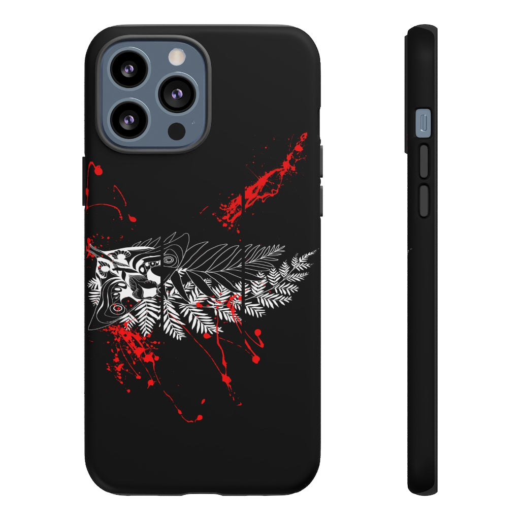 Tough Case - Moth Tattoo Black