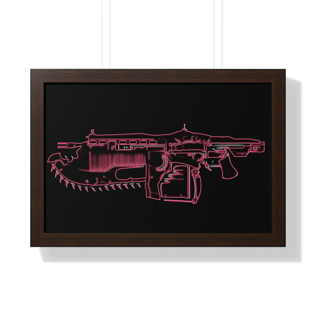 Framed Poster - Neon Lancer