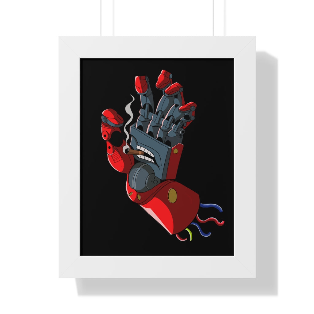 Framed Poster - Boss’ Smoking Hand
