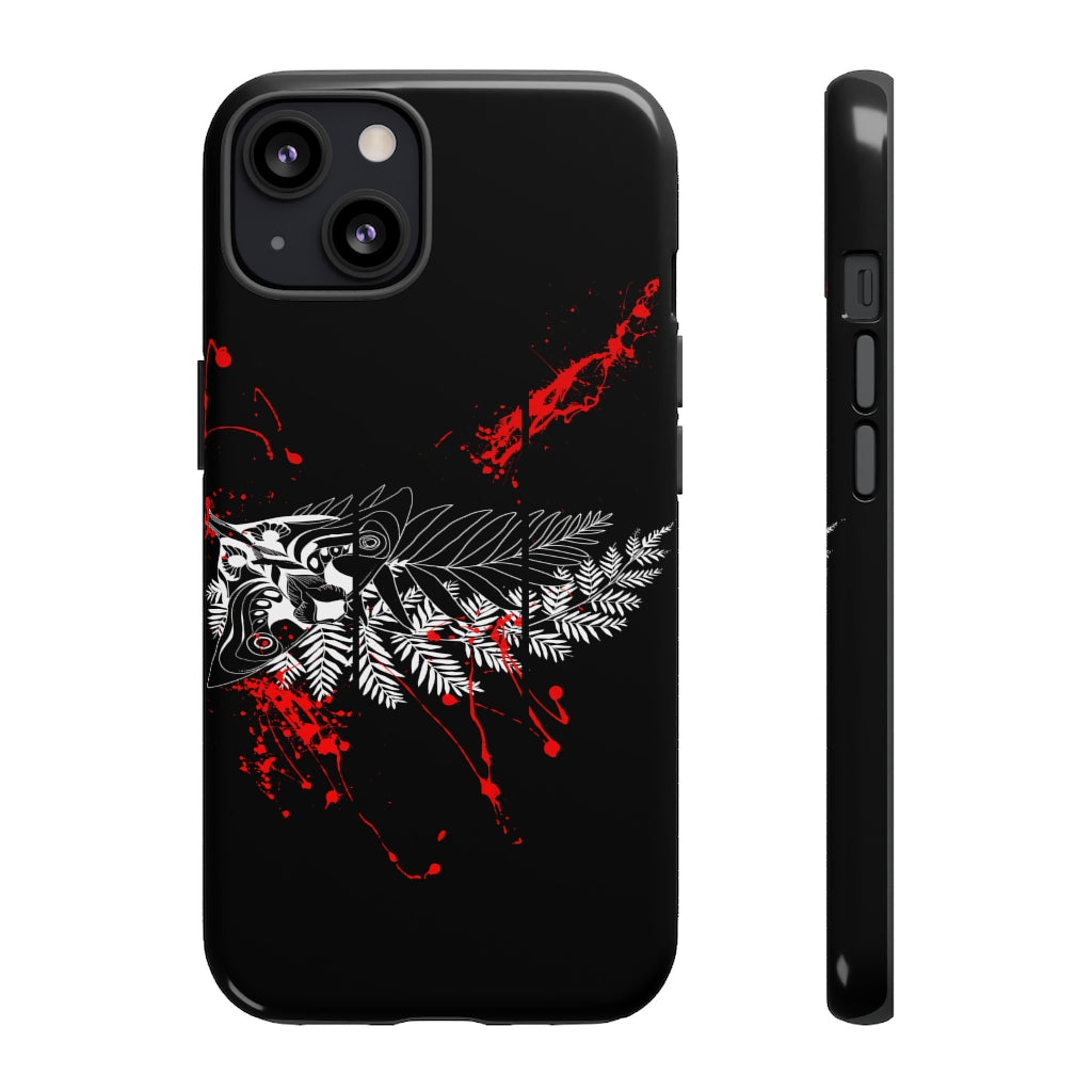 Tough Case - Moth Tattoo Black