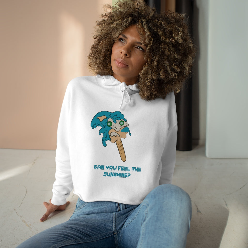 Women's Crop Hoodie - Melting Sonic