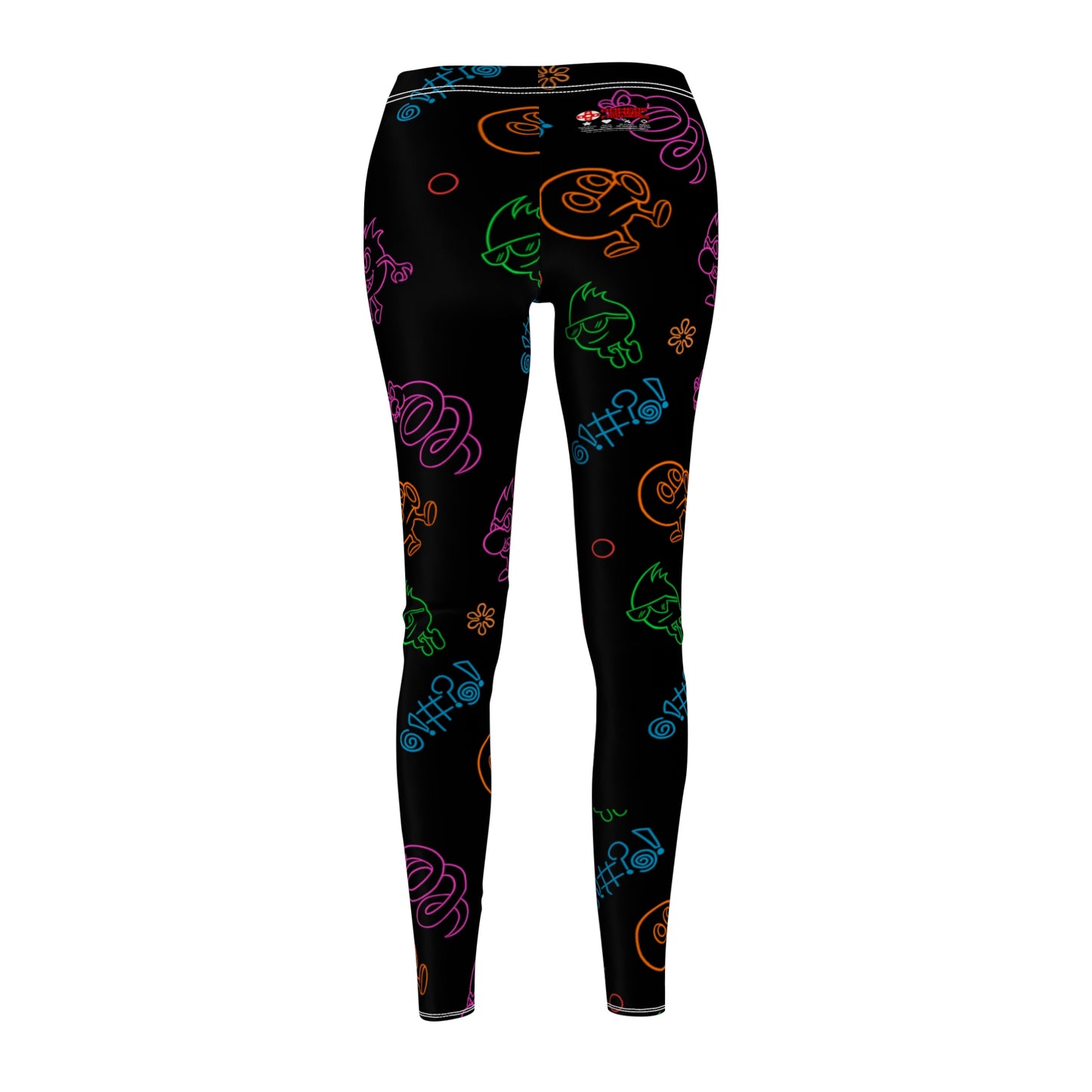 Women's Leggings - Neon Q-Bert