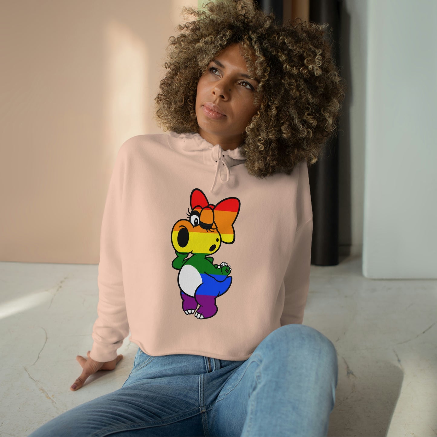 Women's Crop Hoodie - LGTBirdo