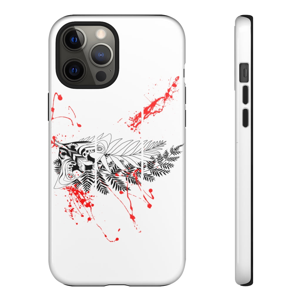 Tough Case - Moth Tattoo White