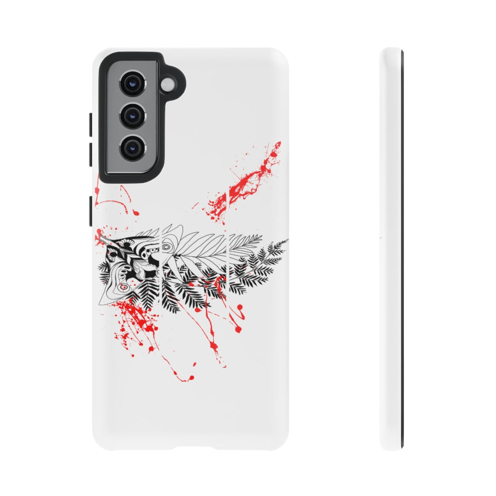Tough Case - Moth Tattoo White