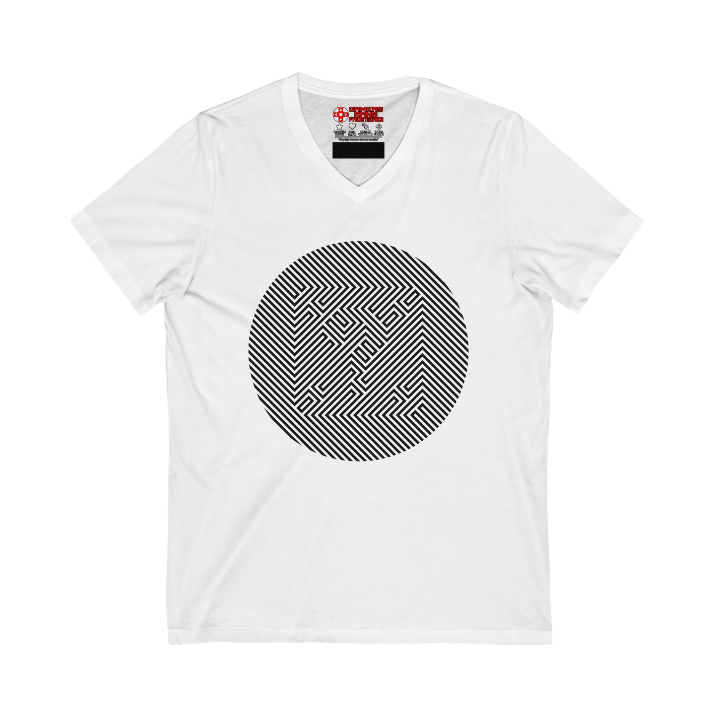 Super Mario Men's V Tee - Block Stealth