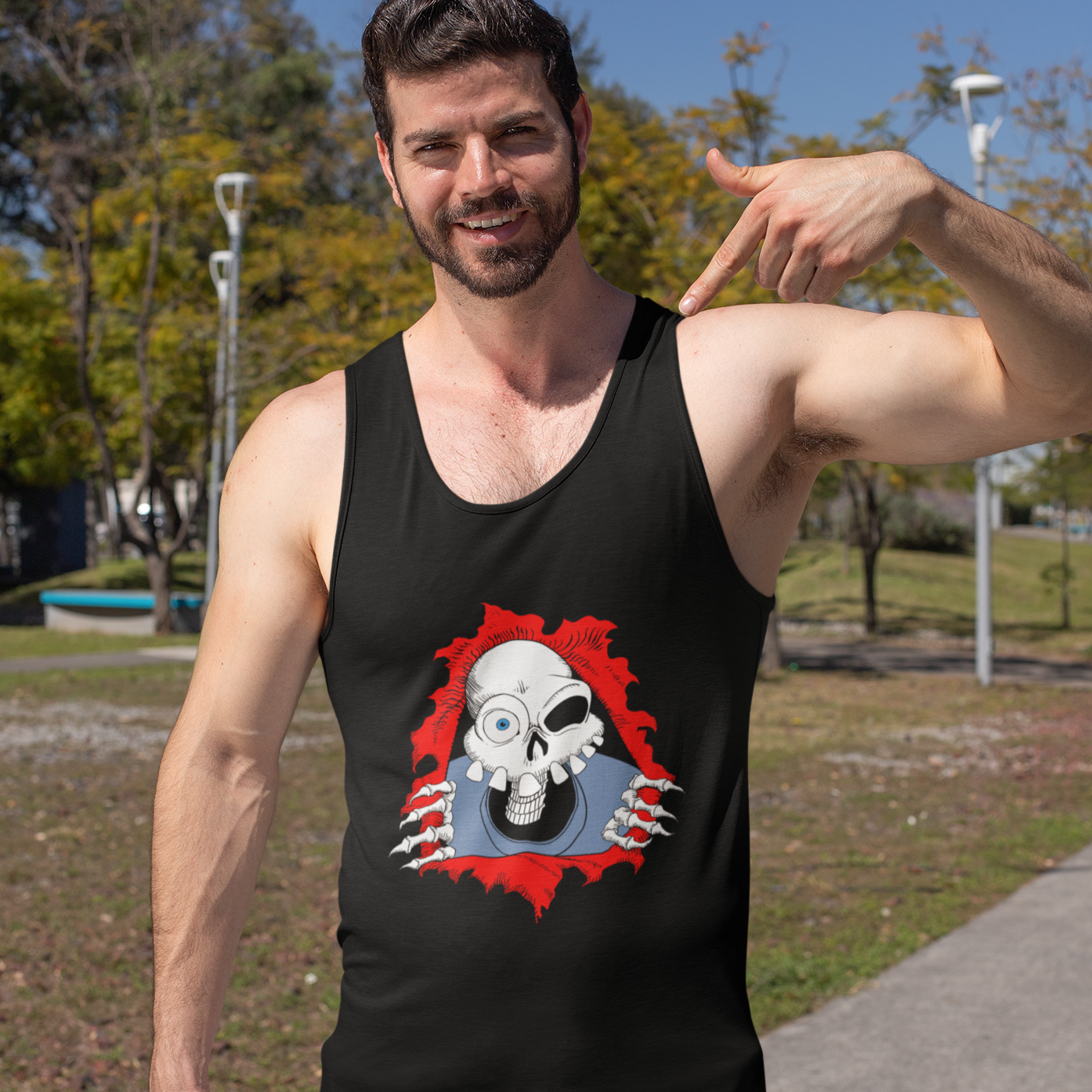 Black MediEvil Tank T Shirt Gaming Fashion