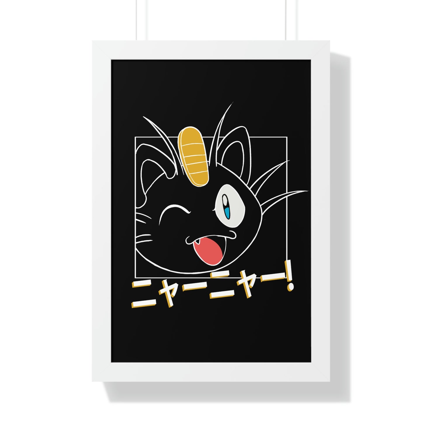Pokémon Framed Poster - Meowth
