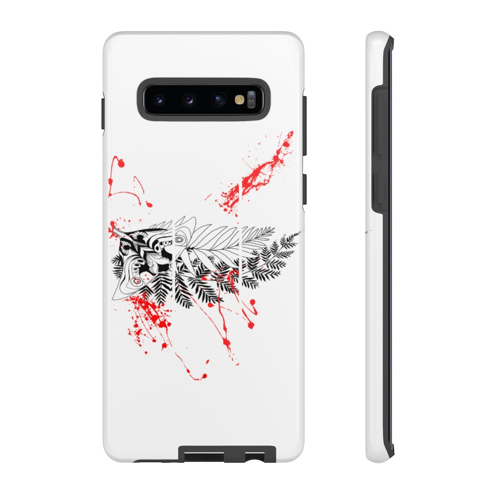 Tough Case - Moth Tattoo White