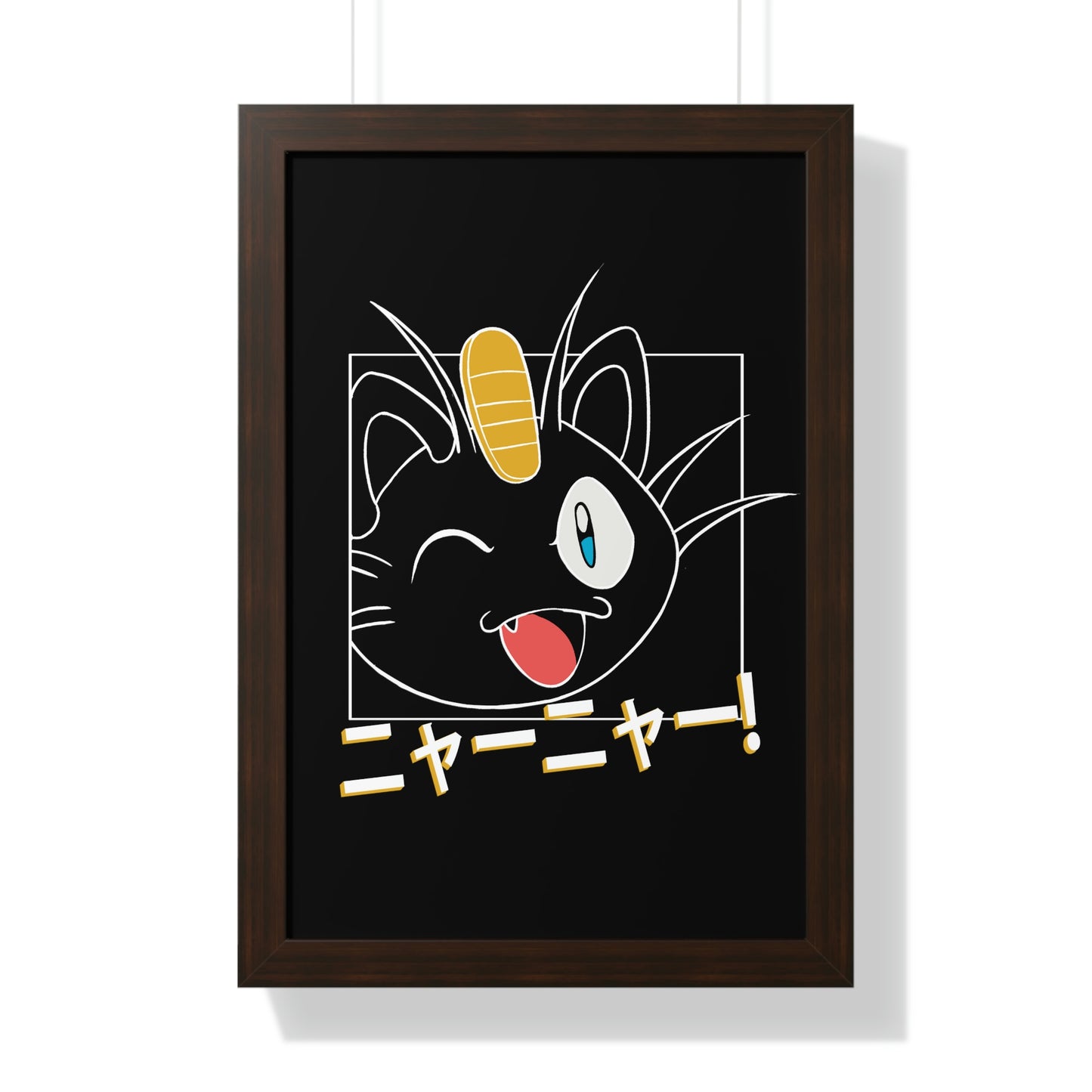 Pokémon Framed Poster - Meowth
