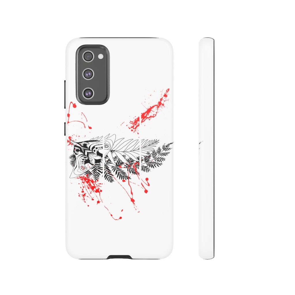 Tough Case - Moth Tattoo White