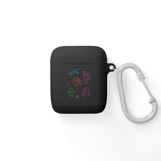 AirPods/AirPods Pro Case Cover - Neon Q-Bert