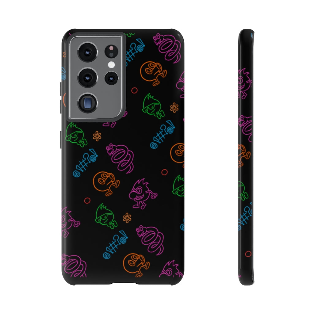 Tough Case - Neon Q-Bert Pattern