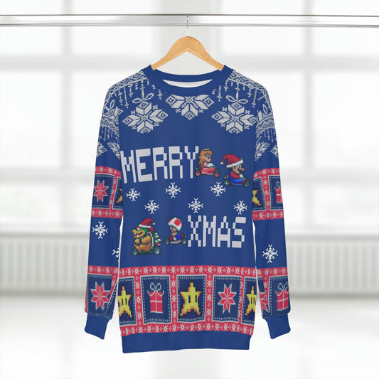 Mario Kartmas Christmas Sweatshirt