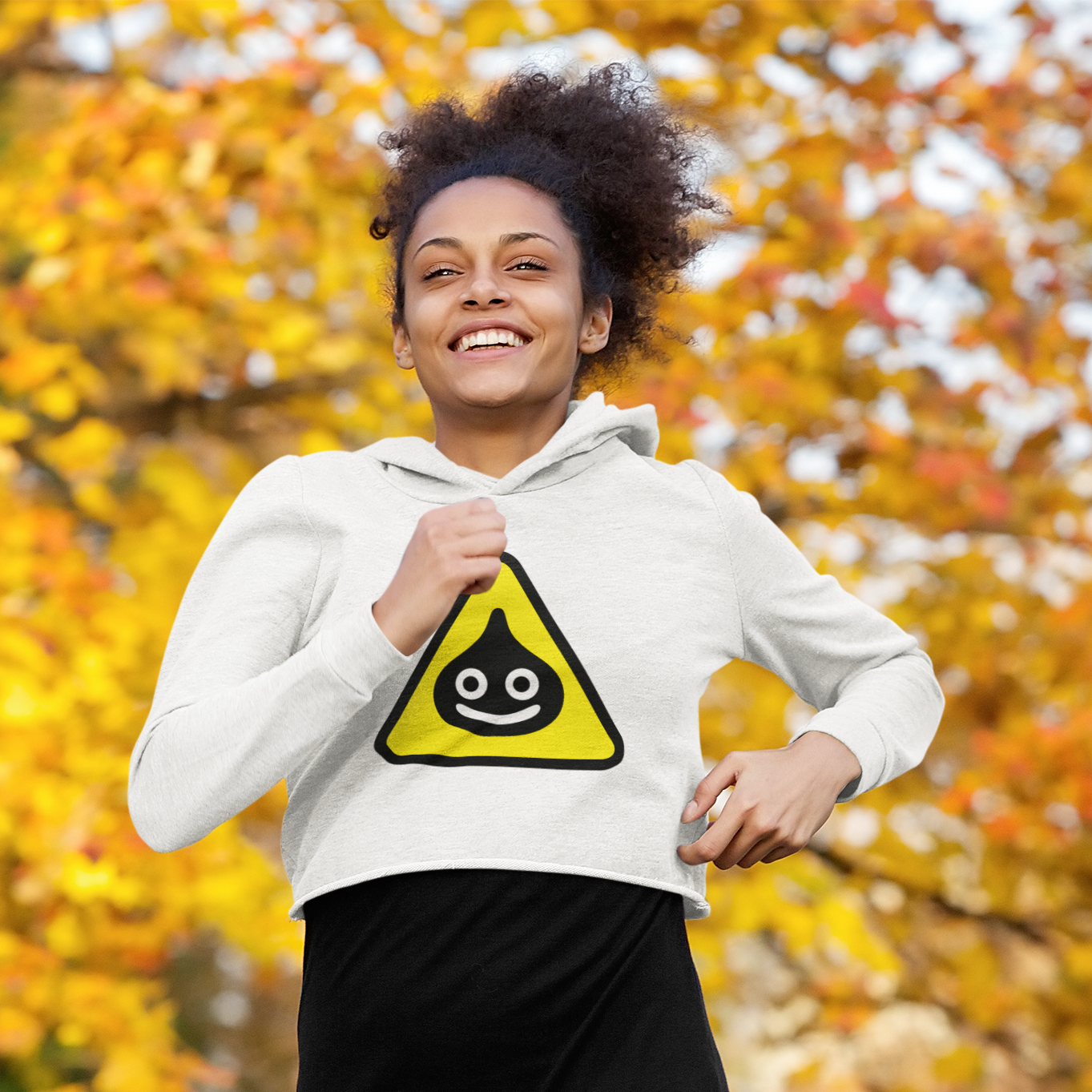 White Dragon Quest Cropped Hoodie Gaming Fashion