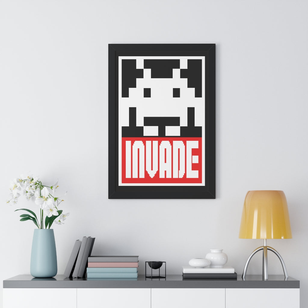 Framed Poster - Invade & Obey