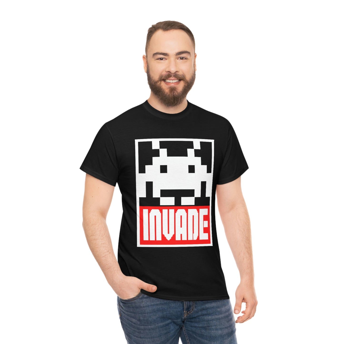 Space Invaders Men's Tee - Obey and Invade