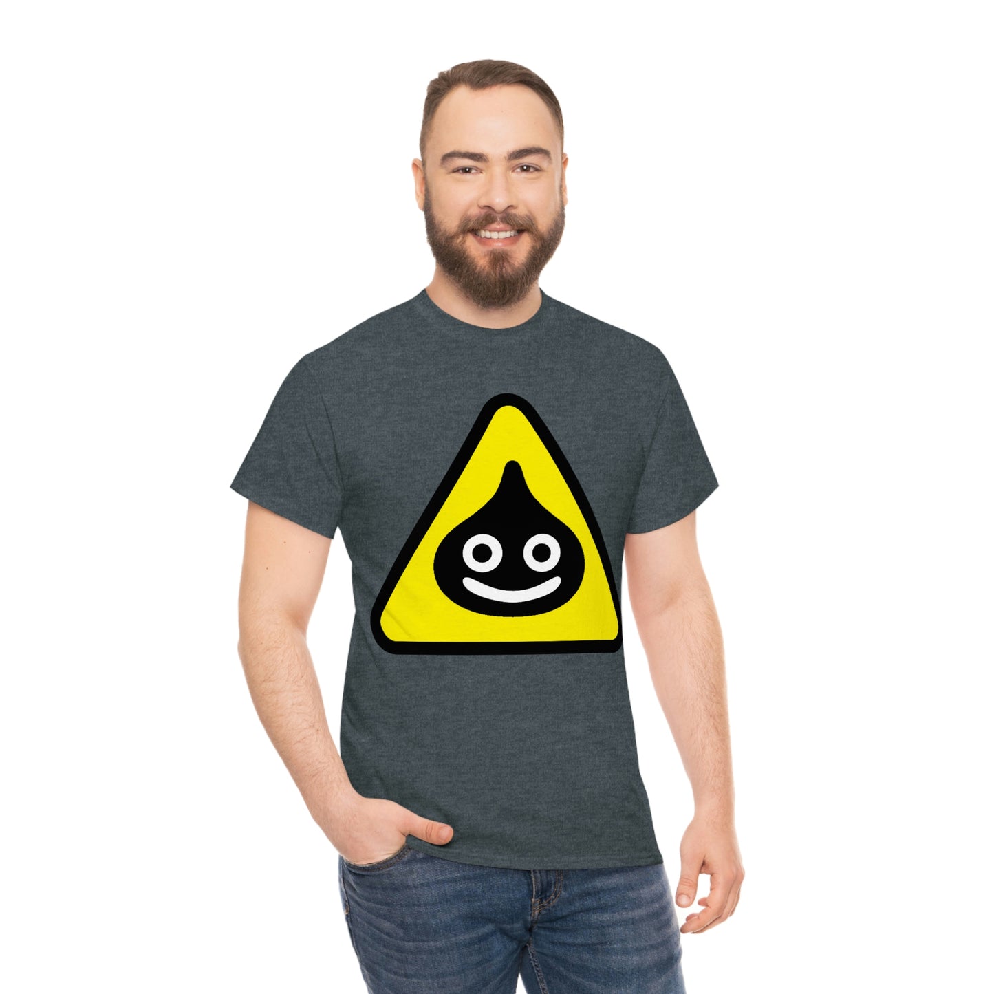 Dragon Quest Men's Tee - Caution Slimery