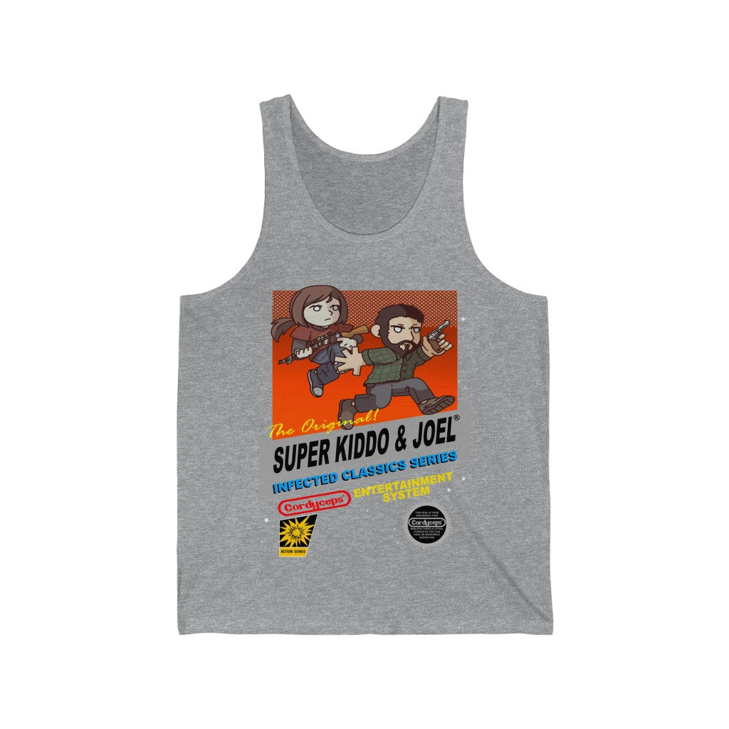 Grey TLU | The Last of Us Tank T Shirt Gaming Fashion