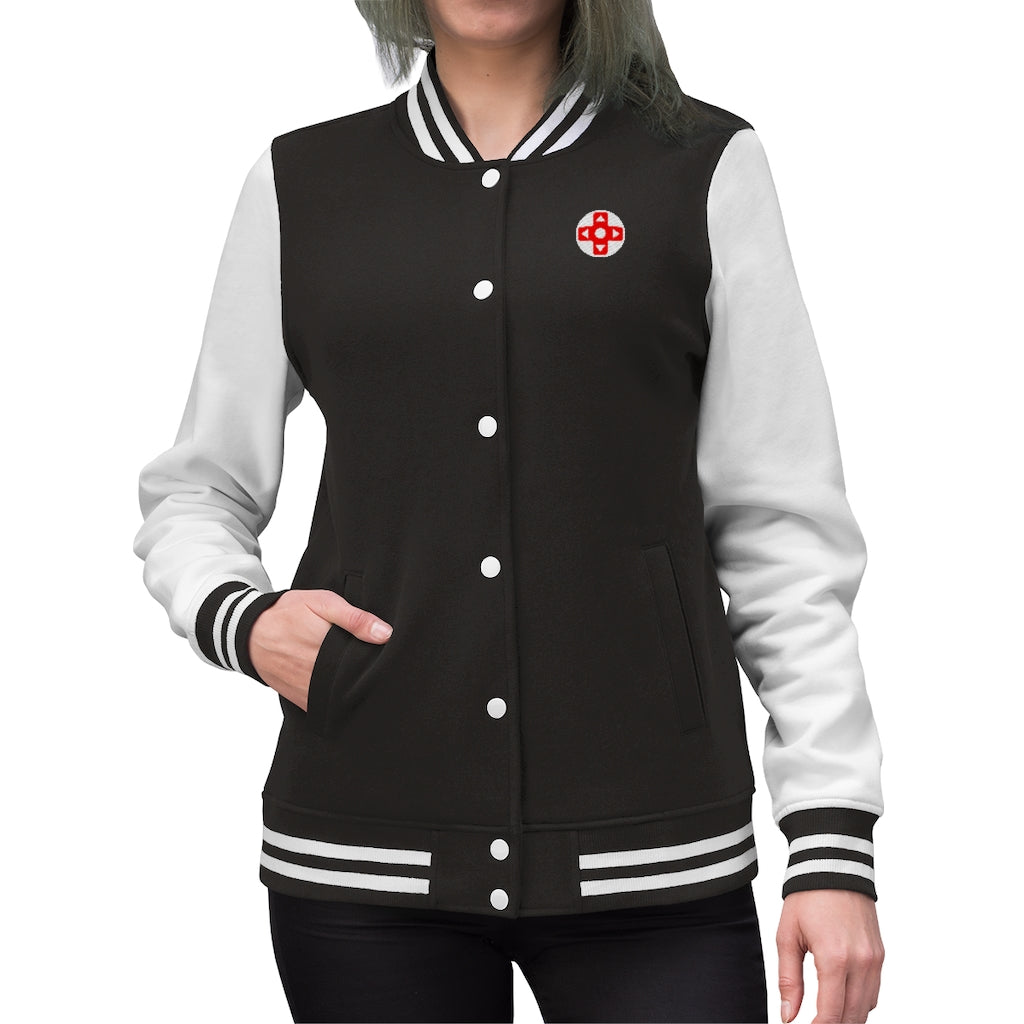 Black Gamers Sans Frontieres Varsity Jacket Gaming Fashion