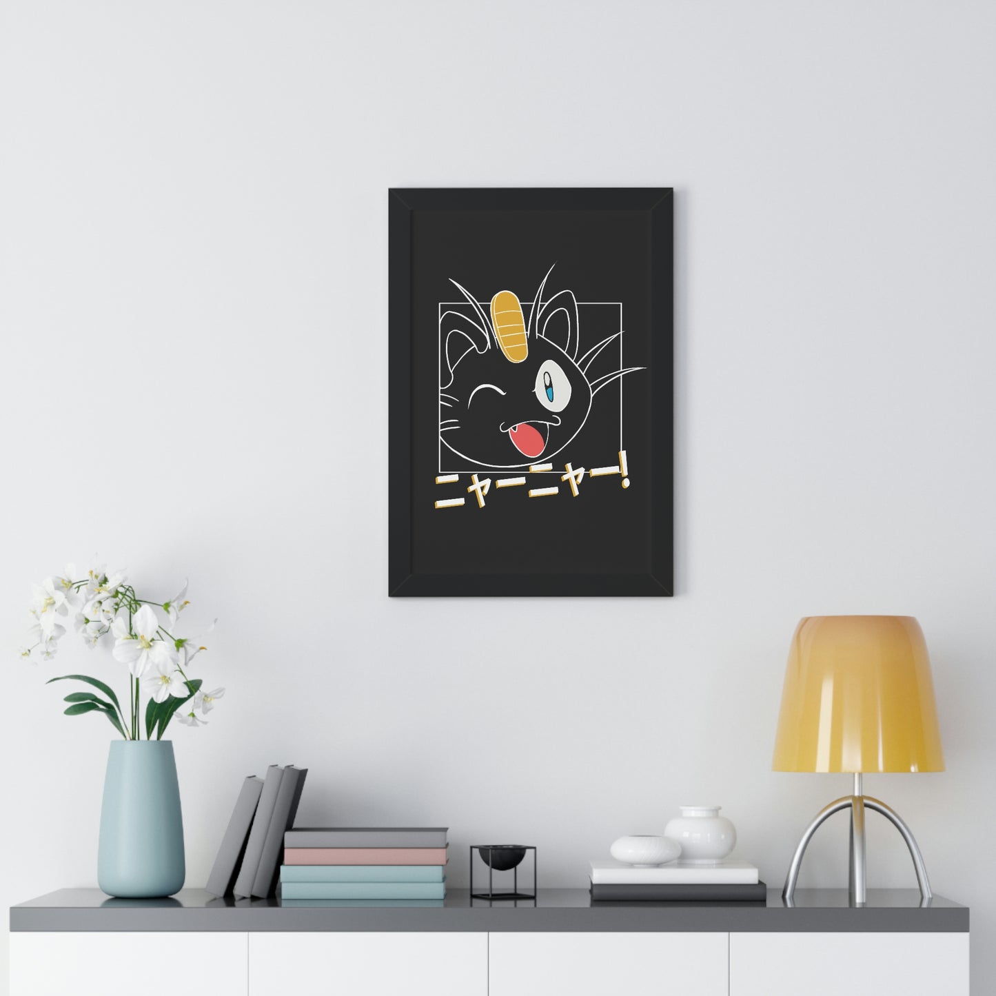 Pokémon Framed Poster - Meowth