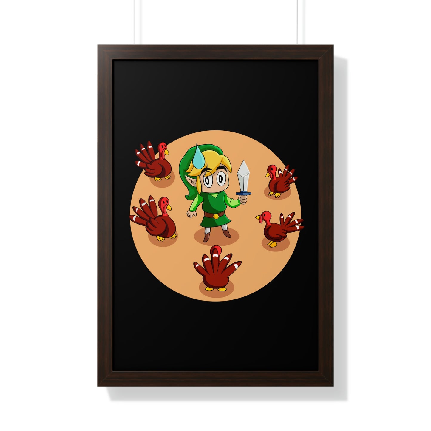 The Legend of Zelda Framed Poster - The Legend of Gobble