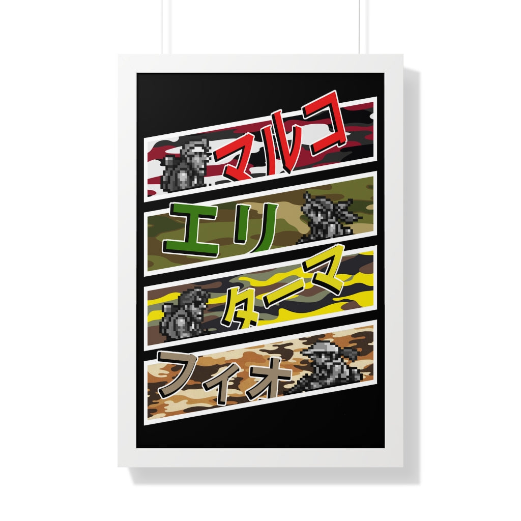 Framed Poster - Peregrin Camo