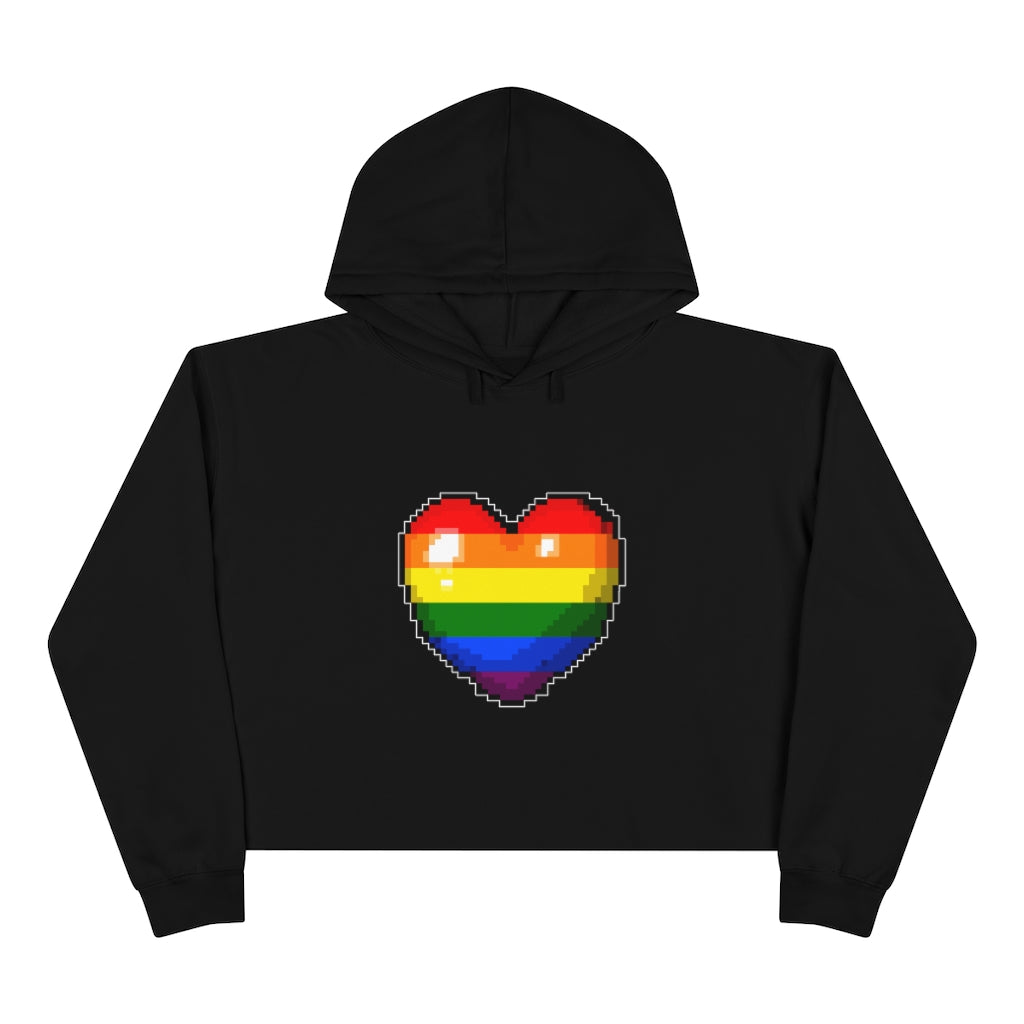Extra Colorful Life  Women's Crop Hoodie